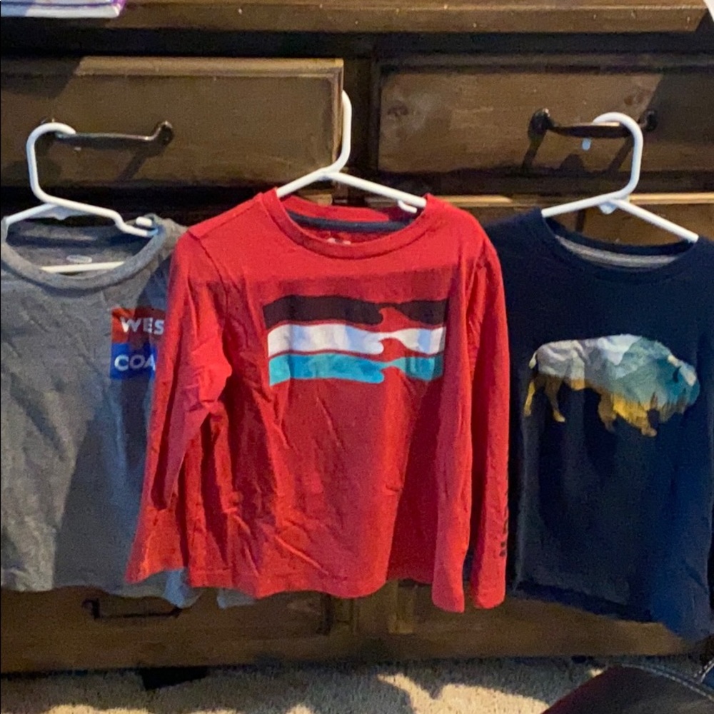 3- boys long sleeve T-shirts